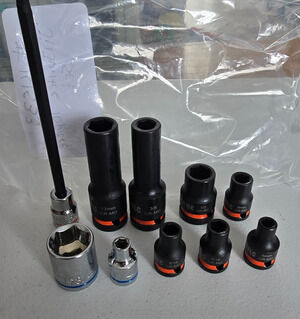 Jujiantec 10 Piece Socket Bundle New